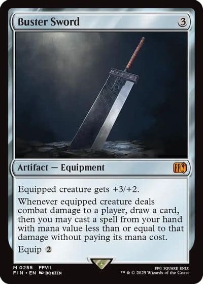 Buster Sword FINAL FANTASY Magic card