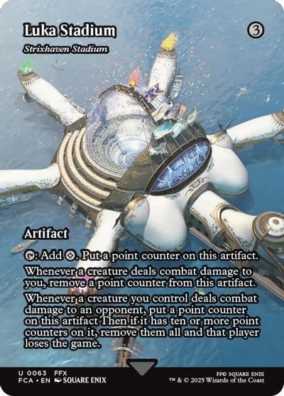 Luka Stadium Strixhaven Stadium Showcase Misprint FINAL FANTASY: Through the Ages Magic card