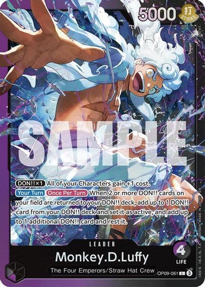 MonkeyDLuffy OP09 061 Starter Deck 26: PURPLE/BLACK Monkey.D.Luffy One Piece card