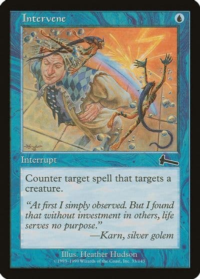Intervene Urza's Legacy Magic card