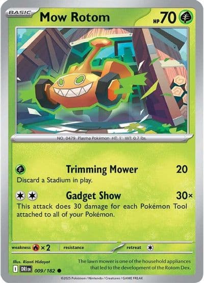 Mow Rotom SV10: Destined Rivals Pokemon card