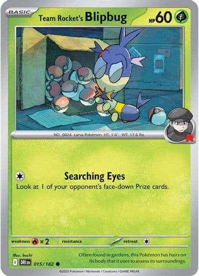 Team Rocket's Blipbug SV10: Destined Rivals Pokemon card