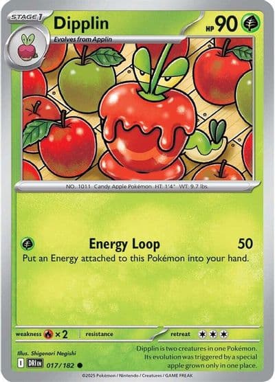 Dipplin SV10: Destined Rivals Pokemon card