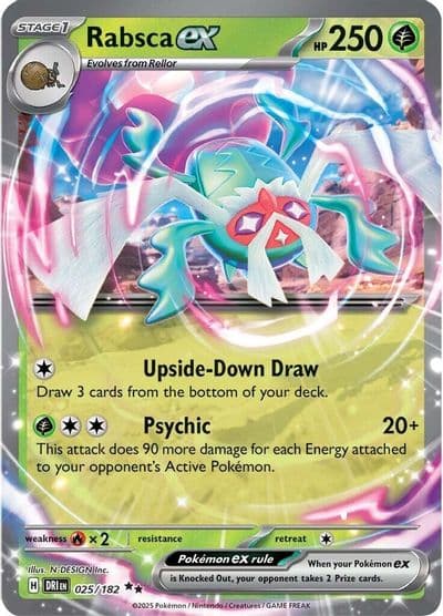 Rabsca ex SV10: Destined Rivals Pokemon card