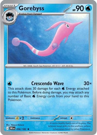 Gorebyss SV10: Destined Rivals Pokemon card