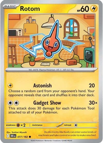 Rotom SV10: Destined Rivals Pokemon card
