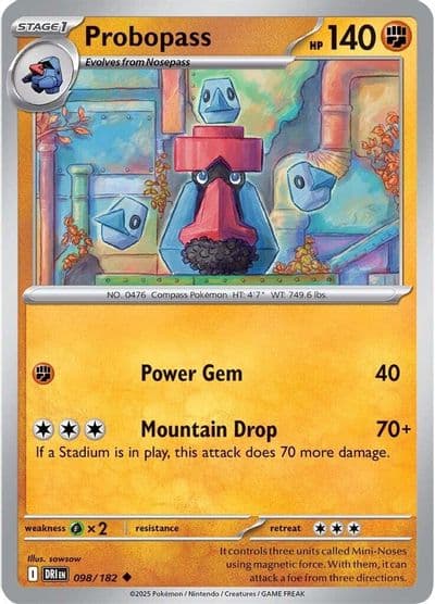 Probopass SV10: Destined Rivals Pokemon card