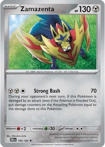 Zamazenta SV10: Destined Rivals Pokemon card