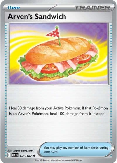 Arven's Sandwich SV10: Destined Rivals Pokemon card