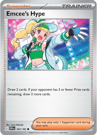 Emcee's Hype SV10: Destined Rivals Pokemon card