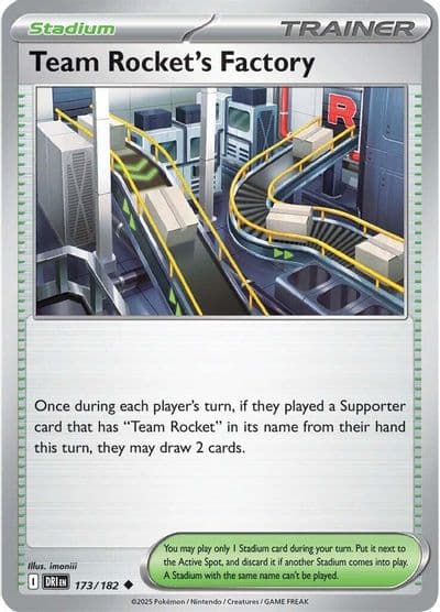 Team Rocket's Factory SV10: Destined Rivals Pokemon card