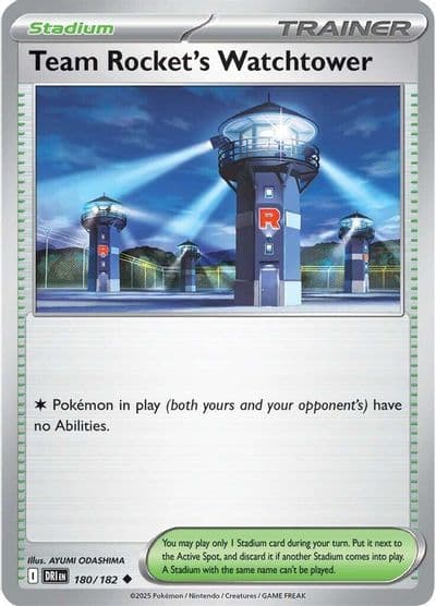 Team Rocket's Watchtower SV10: Destined Rivals Pokemon card