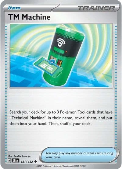 TM Machine SV10: Destined Rivals Pokemon card