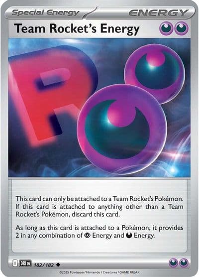 Team Rocket's Energy SV10: Destined Rivals Pokemon card
