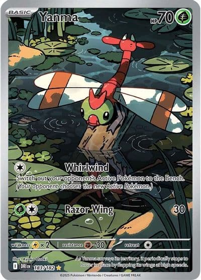 Yanma SV10: Destined Rivals Pokemon card