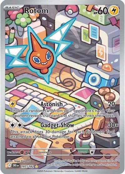 Rotom SV10: Destined Rivals Pokemon card