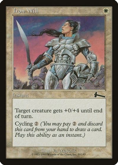 Iron Will Urza's Legacy Magic card