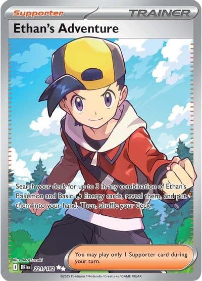 Ethan's Adventure SV10: Destined Rivals Pokemon card