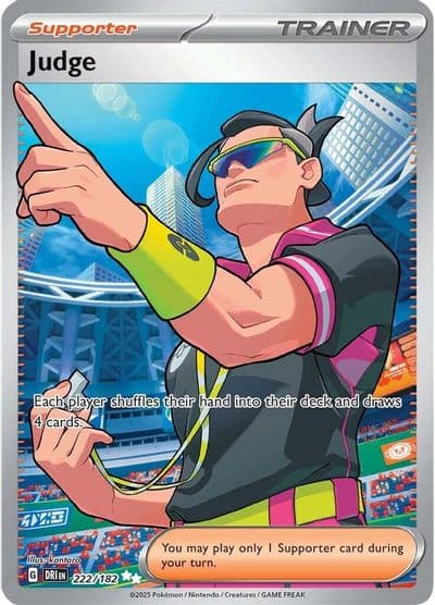 Judge SV10: Destined Rivals Pokemon card