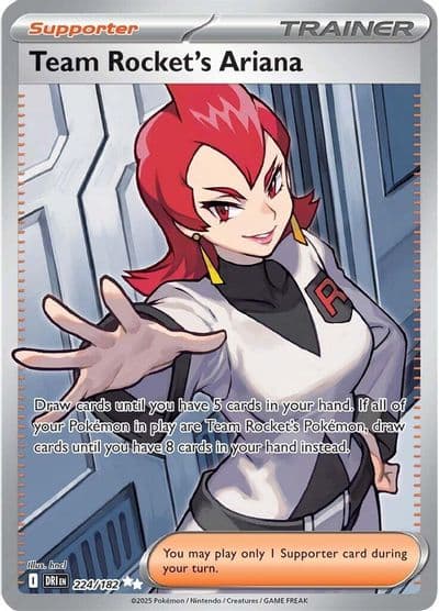 Team Rocket's Ariana SV10: Destined Rivals Pokemon card