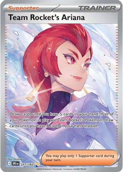 Team Rocket's Ariana SV10: Destined Rivals Pokemon card