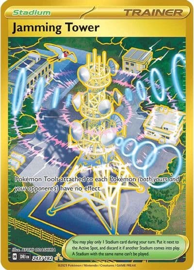 Jamming Tower SV10: Destined Rivals Pokemon card