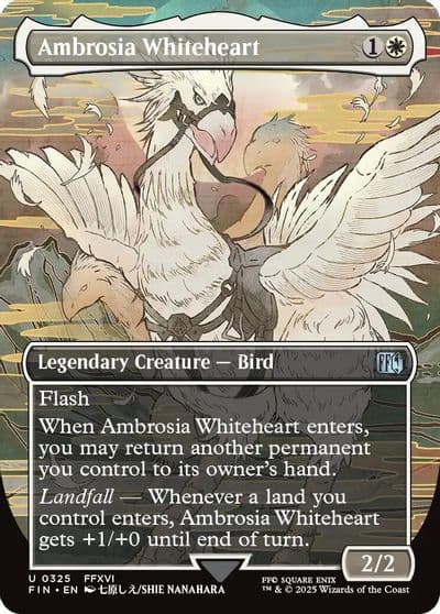 Ambrosia Whiteheart Borderless FINAL FANTASY Magic card