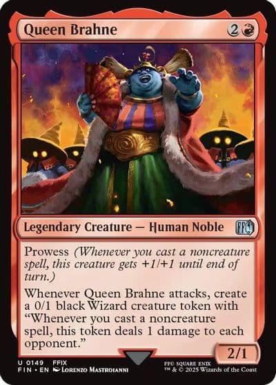 Queen Brahne FINAL FANTASY Magic card
