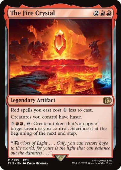 The Fire Crystal FINAL FANTASY Magic card