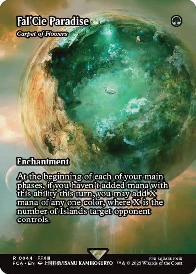 FalCie Paradise Carpet of Flowers Showcase FINAL FANTASY: Through the Ages Magic card