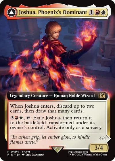 Joshua Phoenixs Dominant Extended Art FINAL FANTASY Magic card
