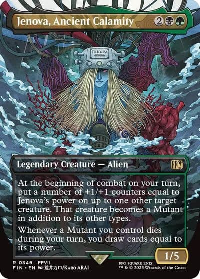 Jenova Ancient Calamity Borderless FINAL FANTASY Magic card