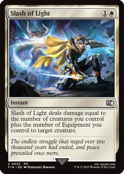 Slash of Light FINAL FANTASY Magic card