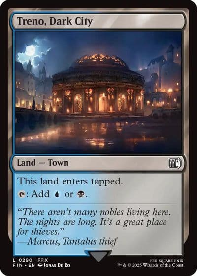 Treno Dark City FINAL FANTASY Magic card