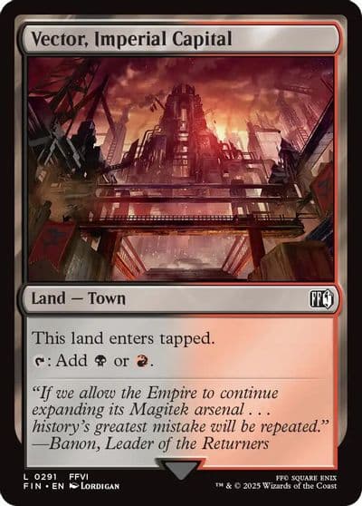 Vector Imperial Capital FINAL FANTASY Magic card
