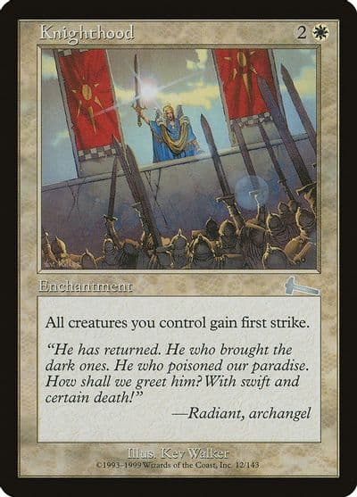 Knighthood Urza's Legacy Magic card