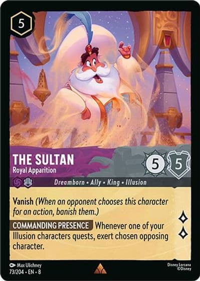 The Sultan Royal Apparition Reign of Jafar Lorcana card