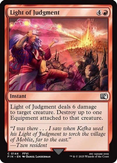 Light of Judgment FINAL FANTASY Magic card