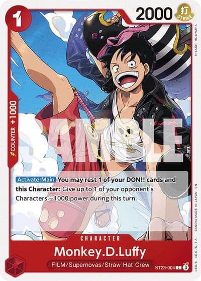 MonkeyDLuffy Starter Deck 23: RED Shanks One Piece card