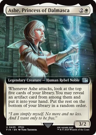 Ashe Princess of Dalmasca Extended Art FINAL FANTASY Magic card
