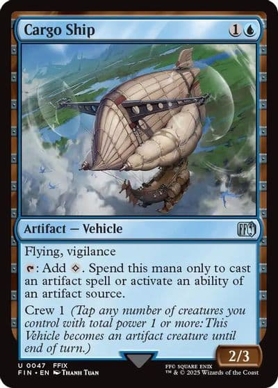 Cargo Ship FINAL FANTASY Magic card