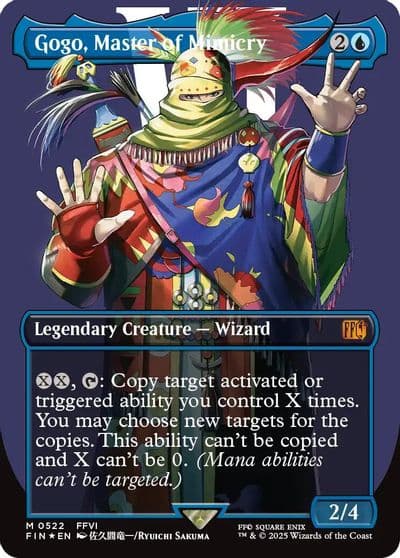 Gogo Master of Mimicry Borderless Surge Foil FINAL FANTASY Magic card