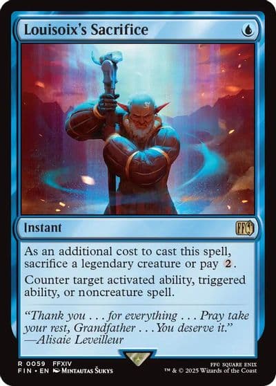 Louisoixs Sacrifice FINAL FANTASY Magic card