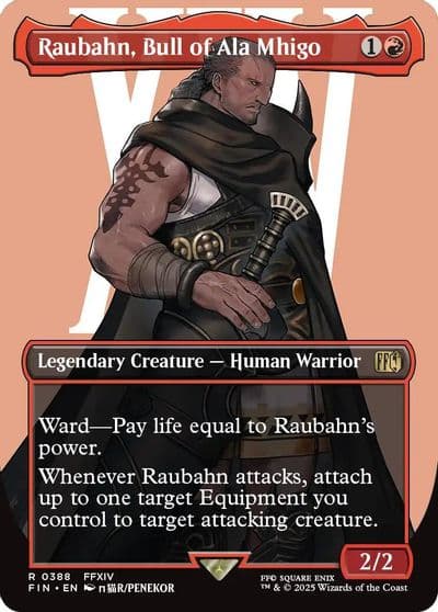 Raubahn Bull of Ala Mhigo Borderless FINAL FANTASY Magic card