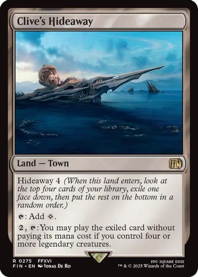 Clives Hideaway FINAL FANTASY Magic card