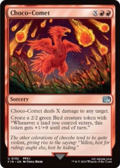 Choco Comet FINAL FANTASY Magic card
