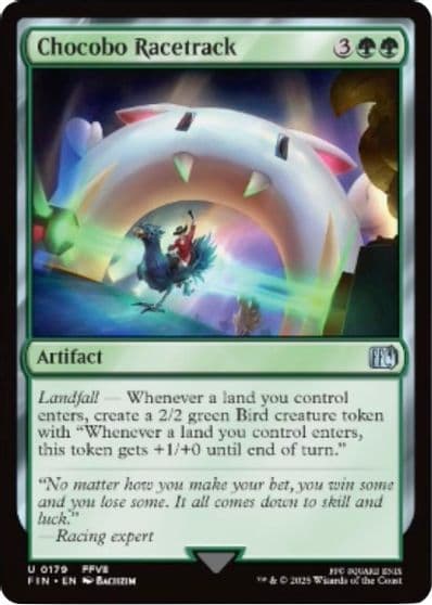Chocobo Racetrack FINAL FANTASY Magic card