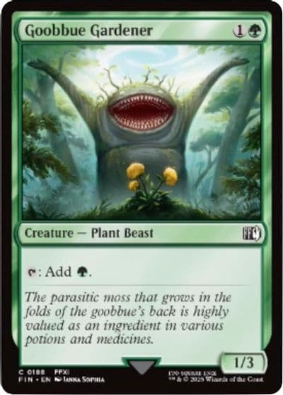 Goobbue Gardener FINAL FANTASY Magic card