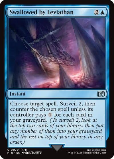 Swallowed by Leviathan FINAL FANTASY Magic card