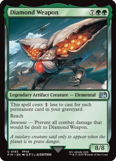 Diamond Weapon FINAL FANTASY Magic card